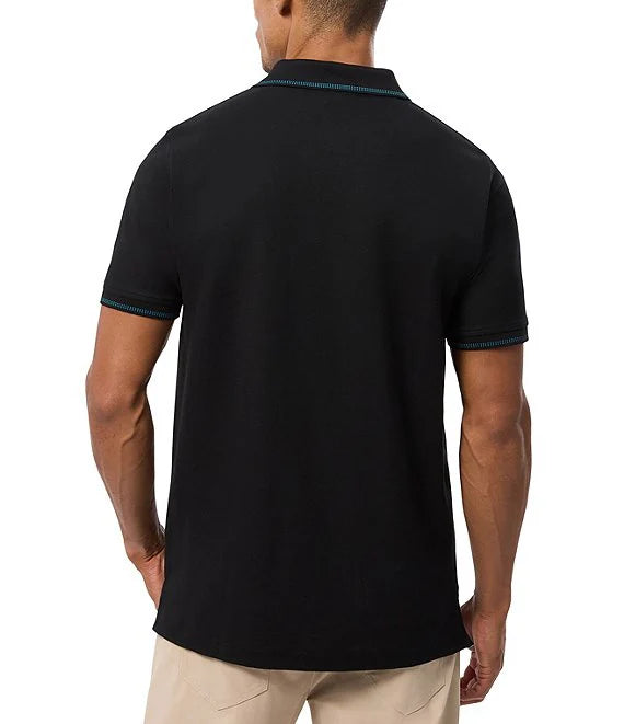 STANWOOD PIQUE POLO BLACK