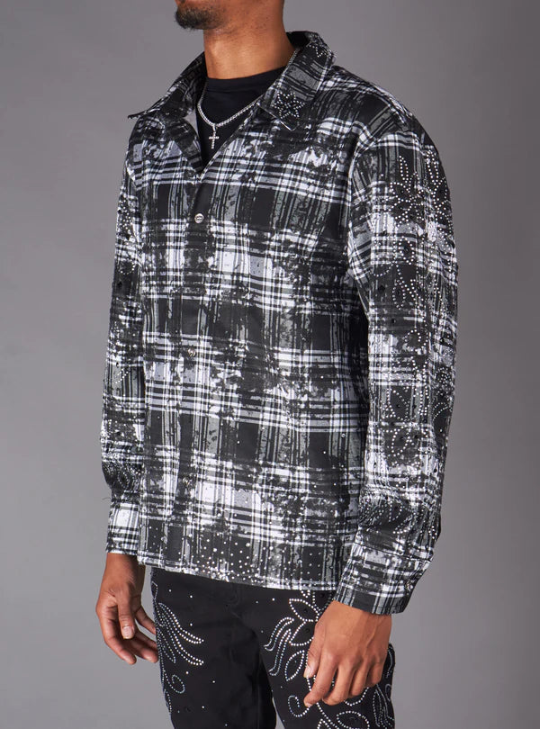 NME Flannel - Hol - Black