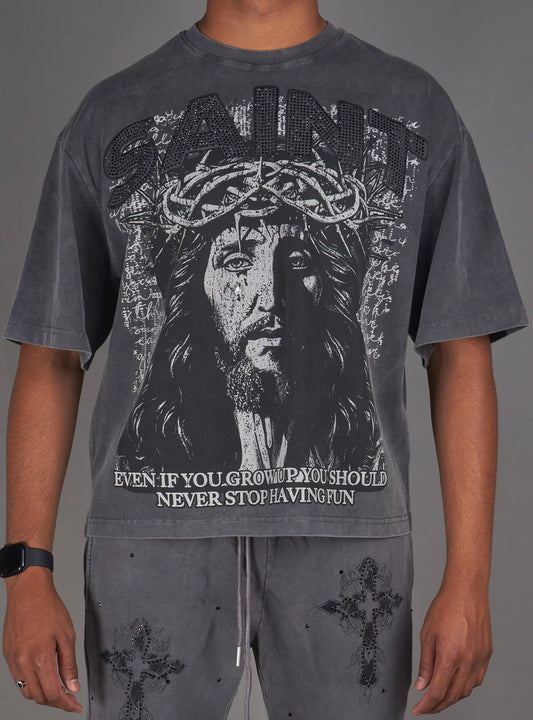 Glory Of God - Grey cross shirt
