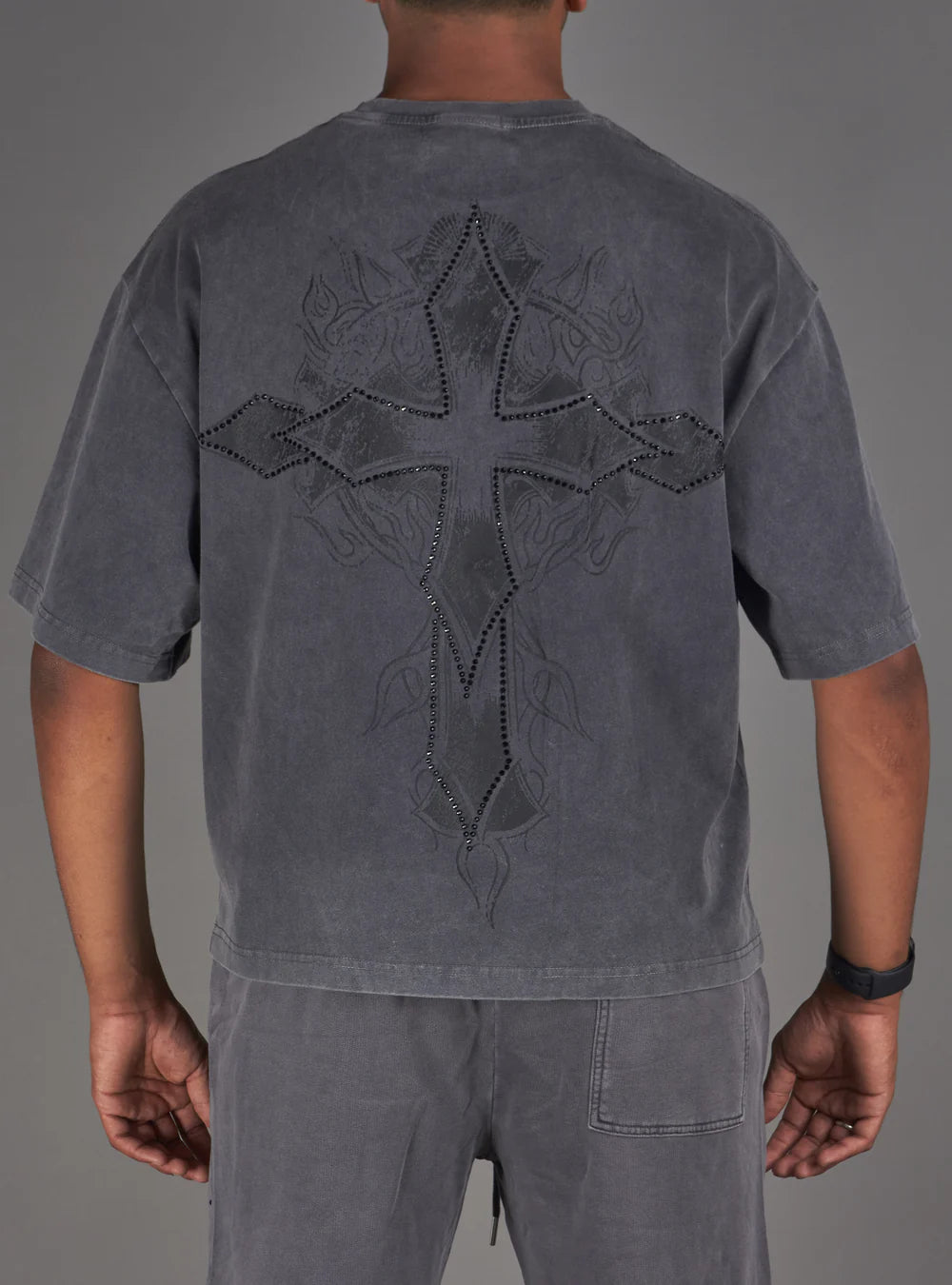 Glory Of God - Grey cross shirt