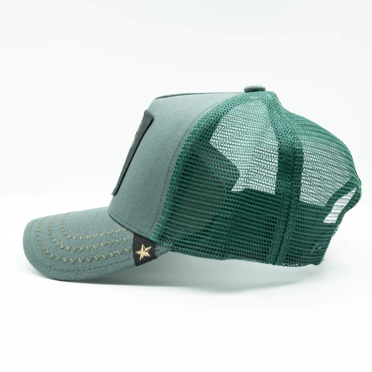 GOLD STAR HAT - NEW CHITA TRUCKER HAT LIGHT GREEN UNISEX