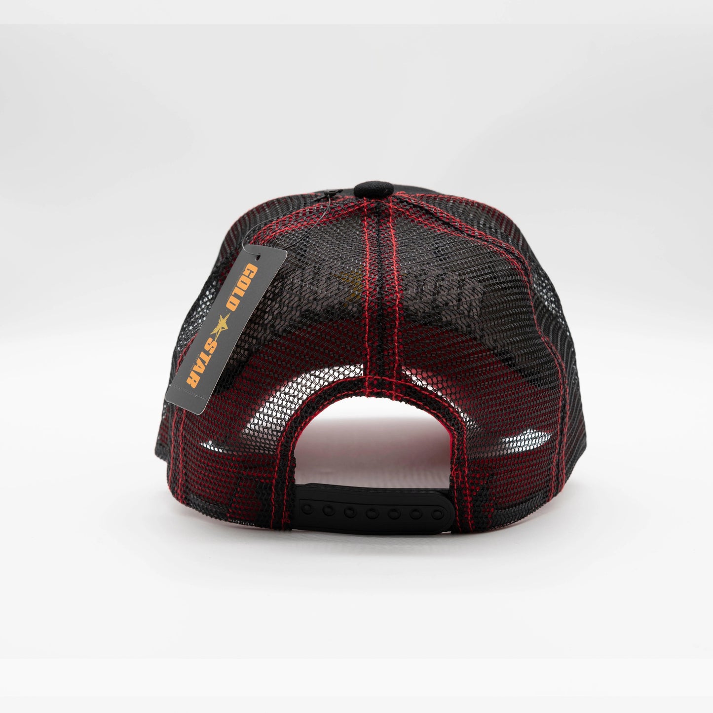 Rooster Trucker Black/Red Hat