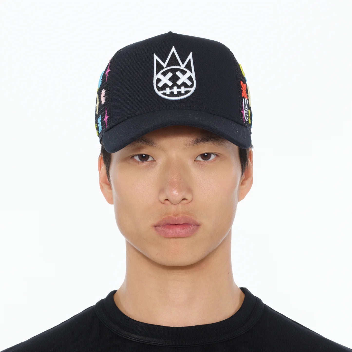 Cult's Cult Logo Pattern Hat in Black Pattern 625AC-CH69A