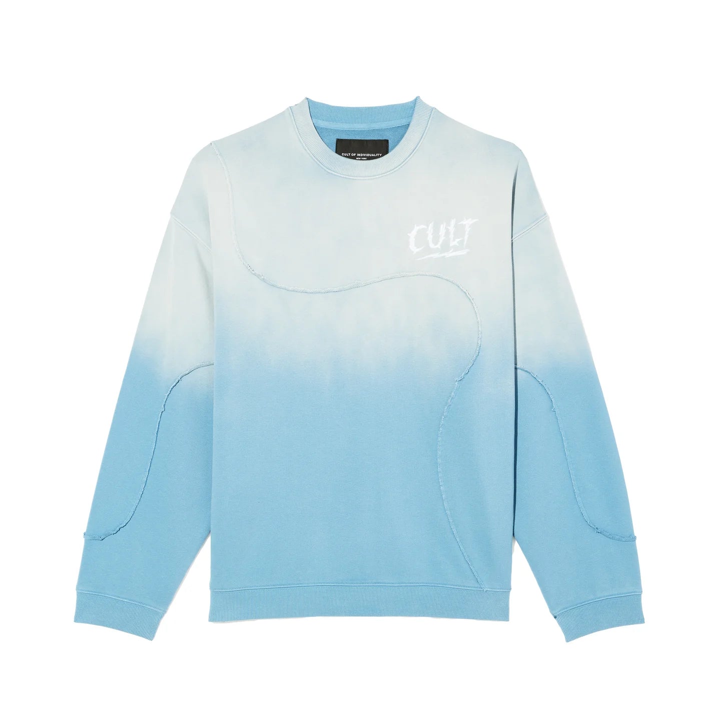 Cult's Crew Novelty Sweatshirt in Blue Steel 625B10-FC25A