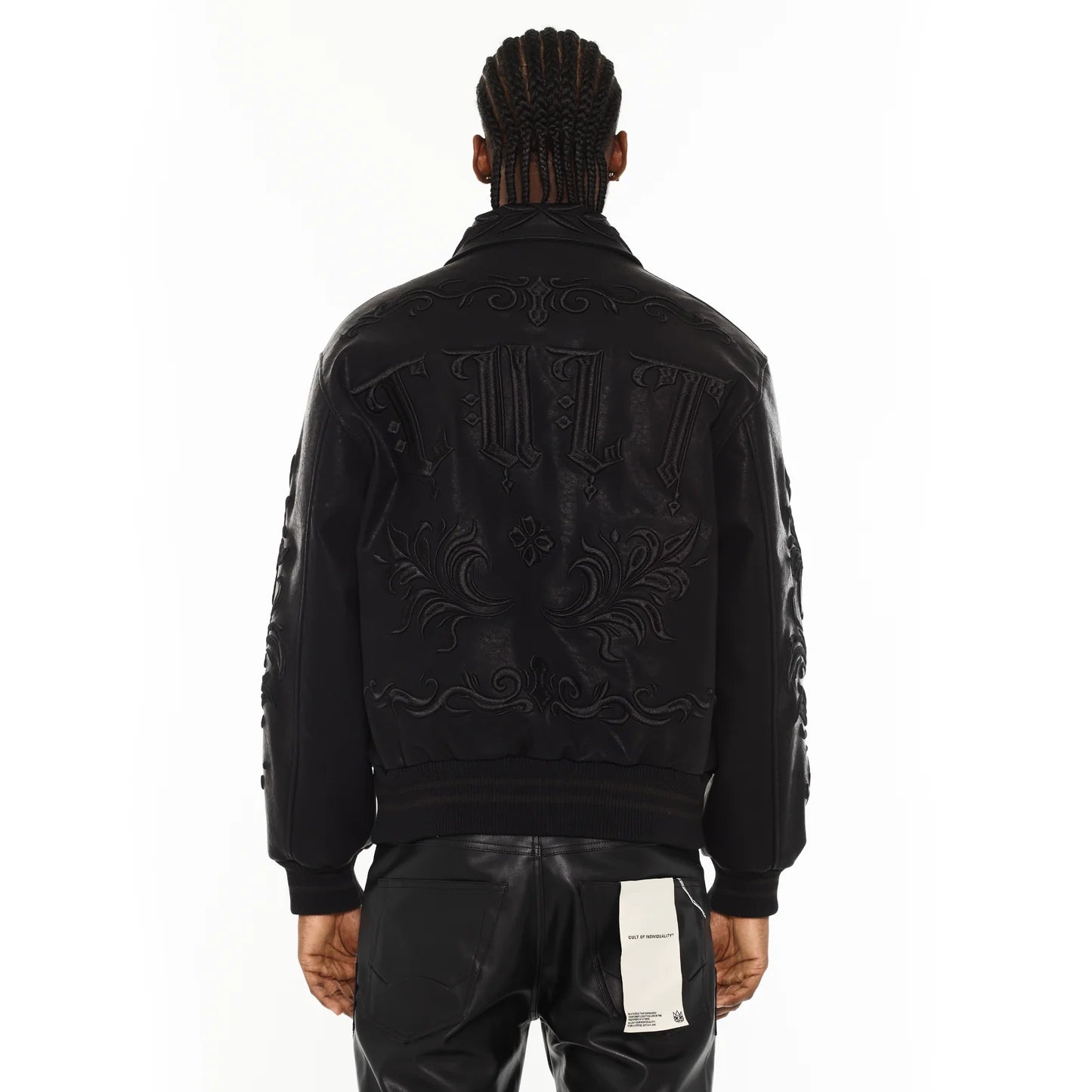 Cult's Varsity Jacket in Black 625B10-VJ90A