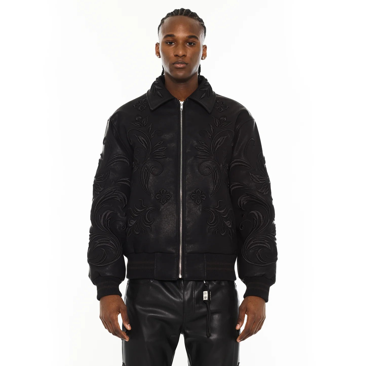 Cult's Varsity Jacket in Black 625B10-VJ90A