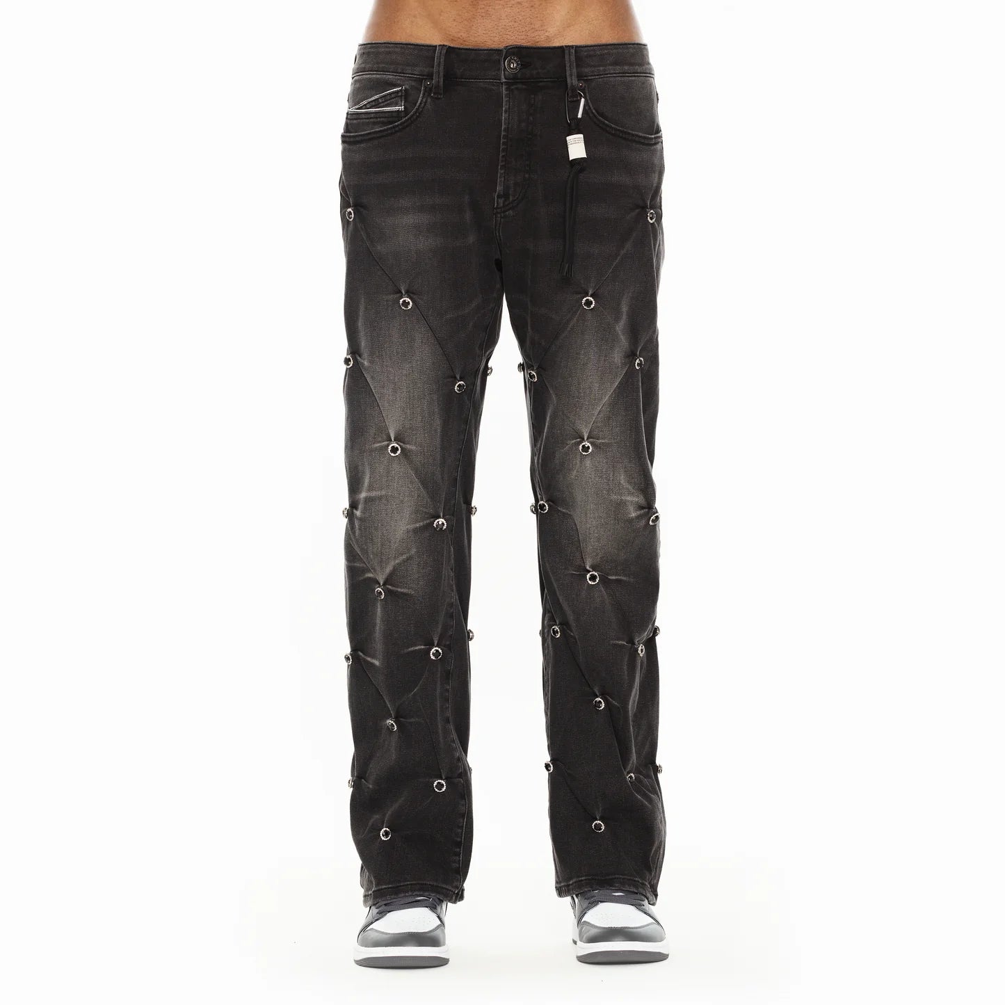 Cult x El Alfa Premium Grunge Baggy 607 Jeans in Darts 625B8-BG97D