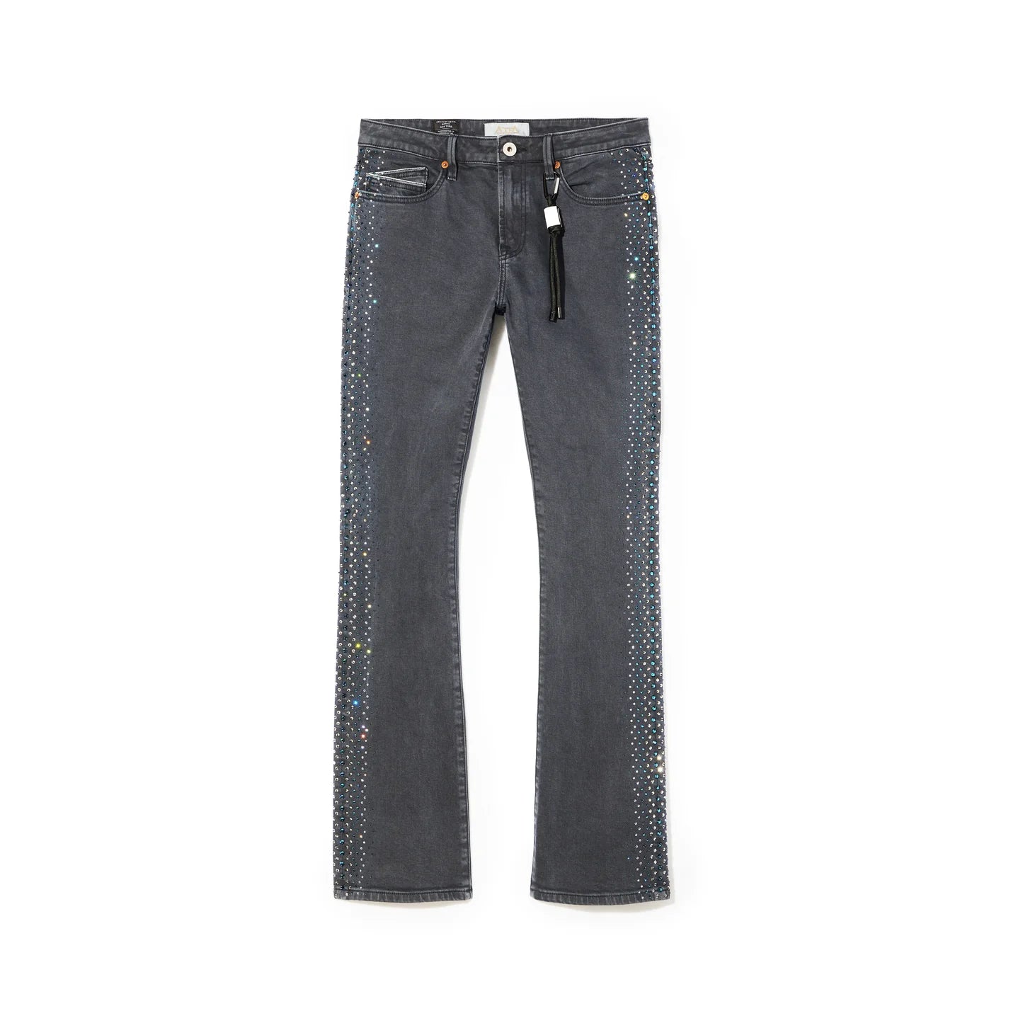 Cult x El Alfa Premium Lenny Bootcut 603 Jeans in Noir 625B8-LB5H