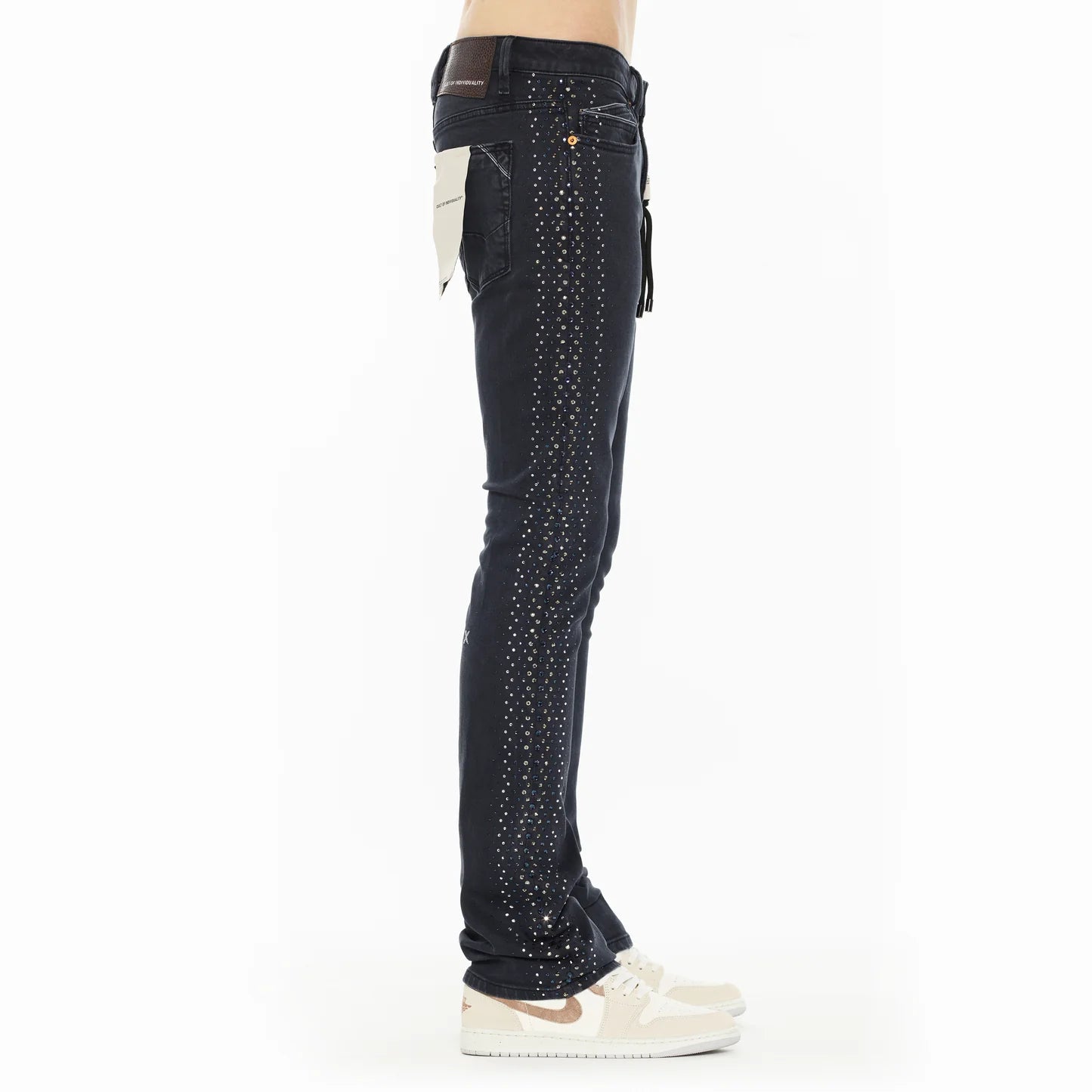 Cult x El Alfa Premium Lenny Bootcut 603 Jeans in Noir 625B8-LB5H