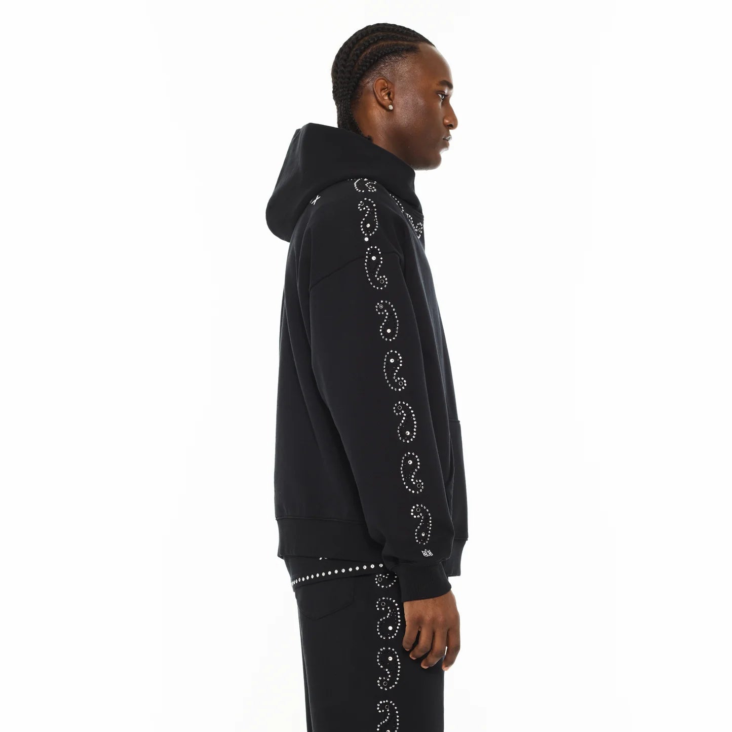 Cult x El Alfa Premium Pullover Novelty Hoody in Paisley 625B8-PH19A