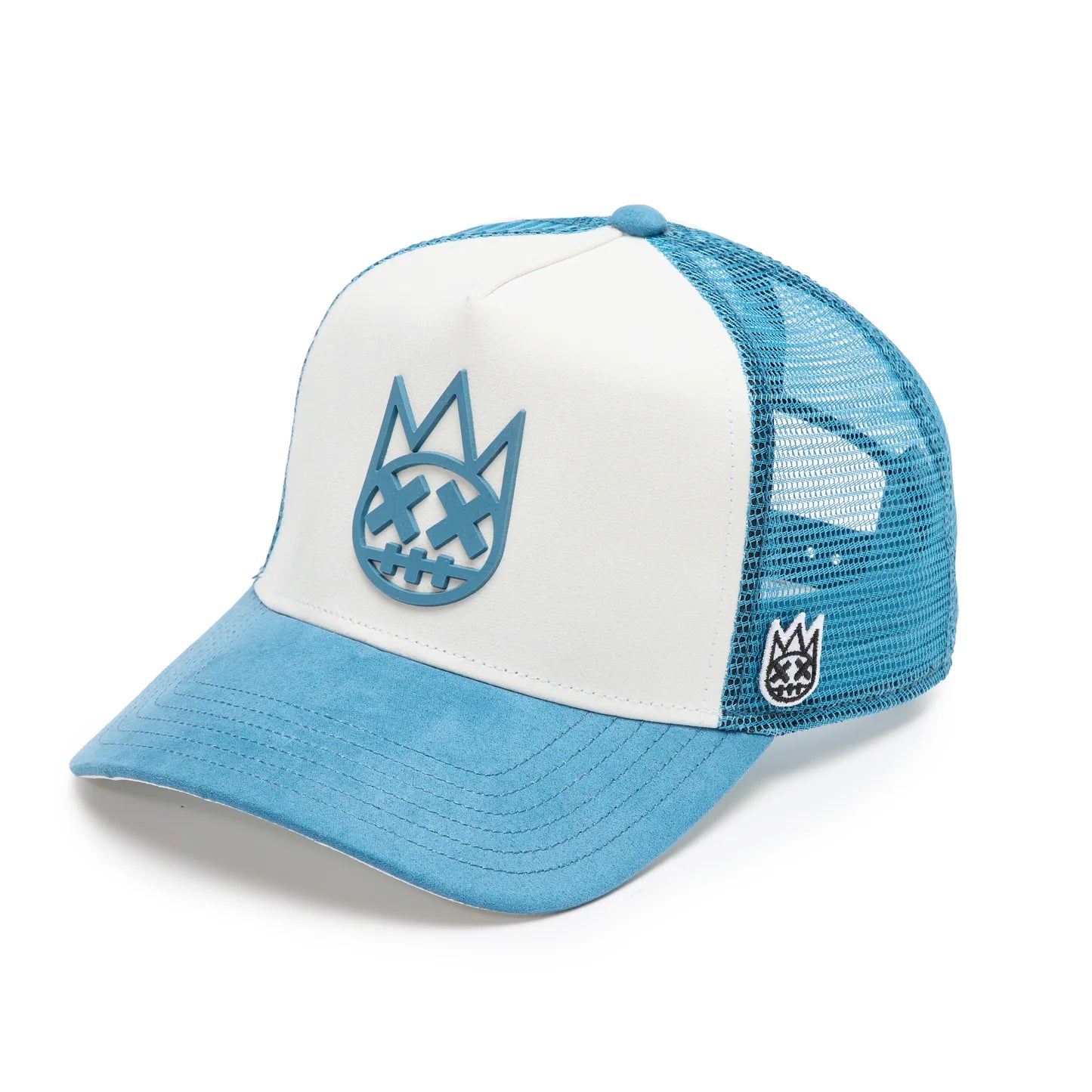 Cult's Logo Mesh Back Trucker Hat "Shimuchan" in Winter White SKU: 625BC-CH64A-ONE