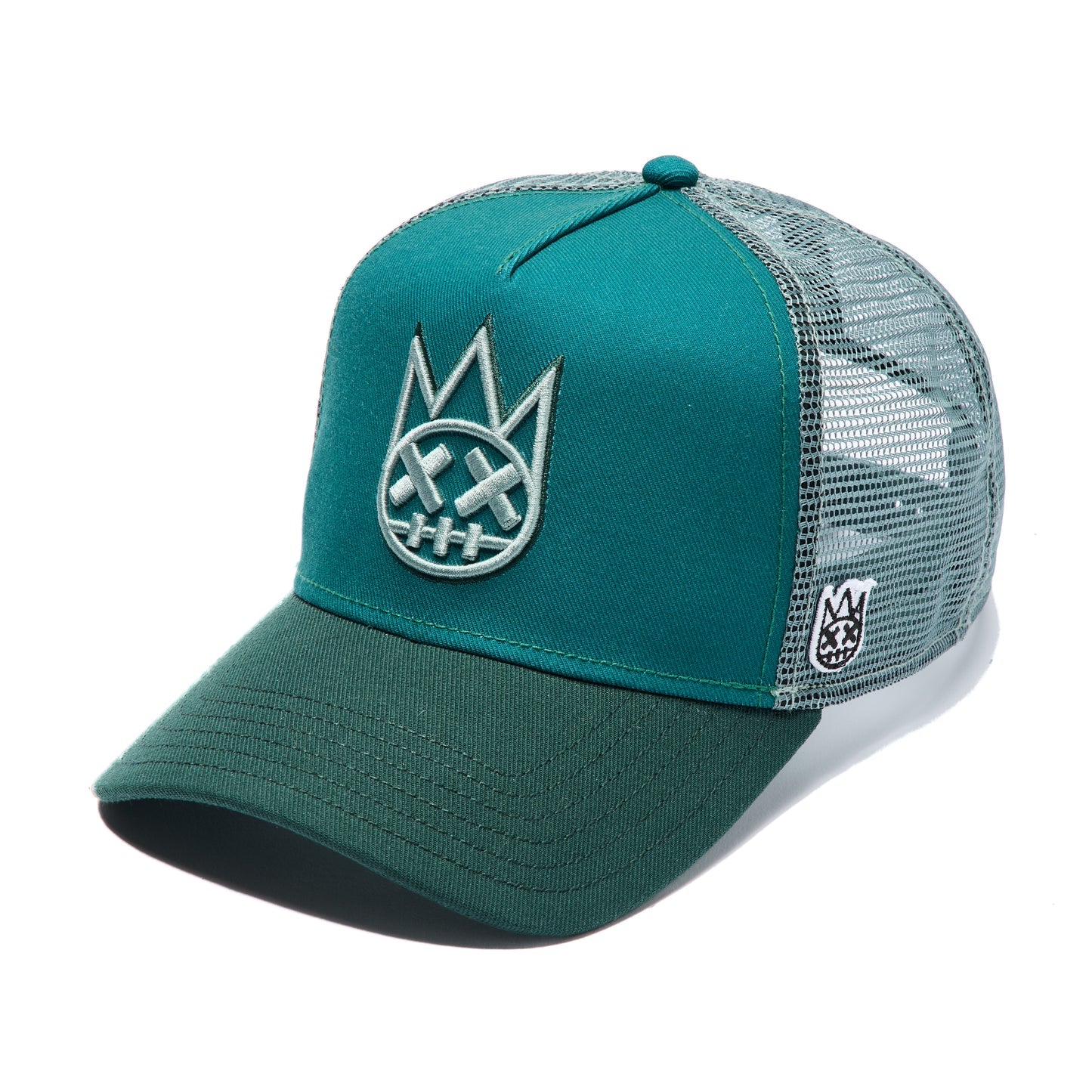 Cult's Logo Mesh Back Trucker Hat In Bayberry 626AC-CH54A