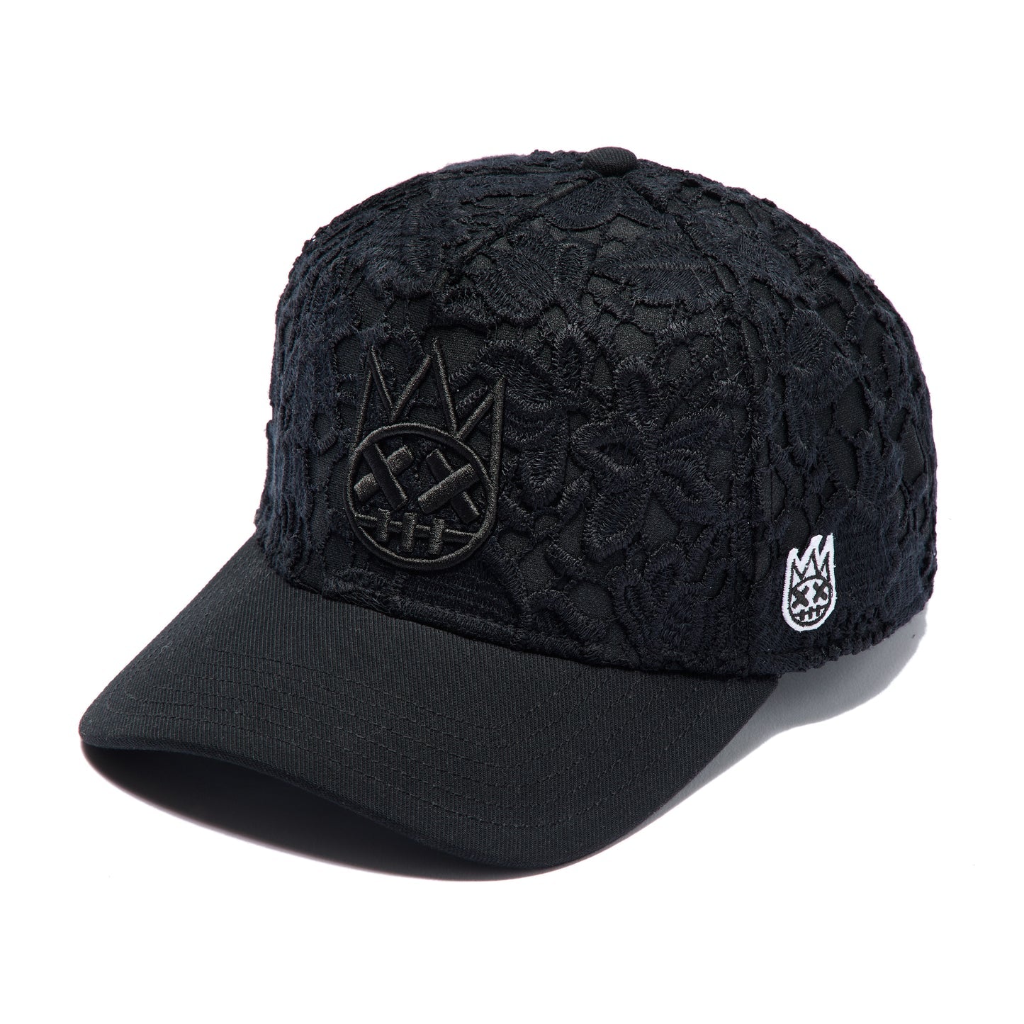 Cult's A Frame Trucker Hat "Lace" In Black 626AC-CH71A