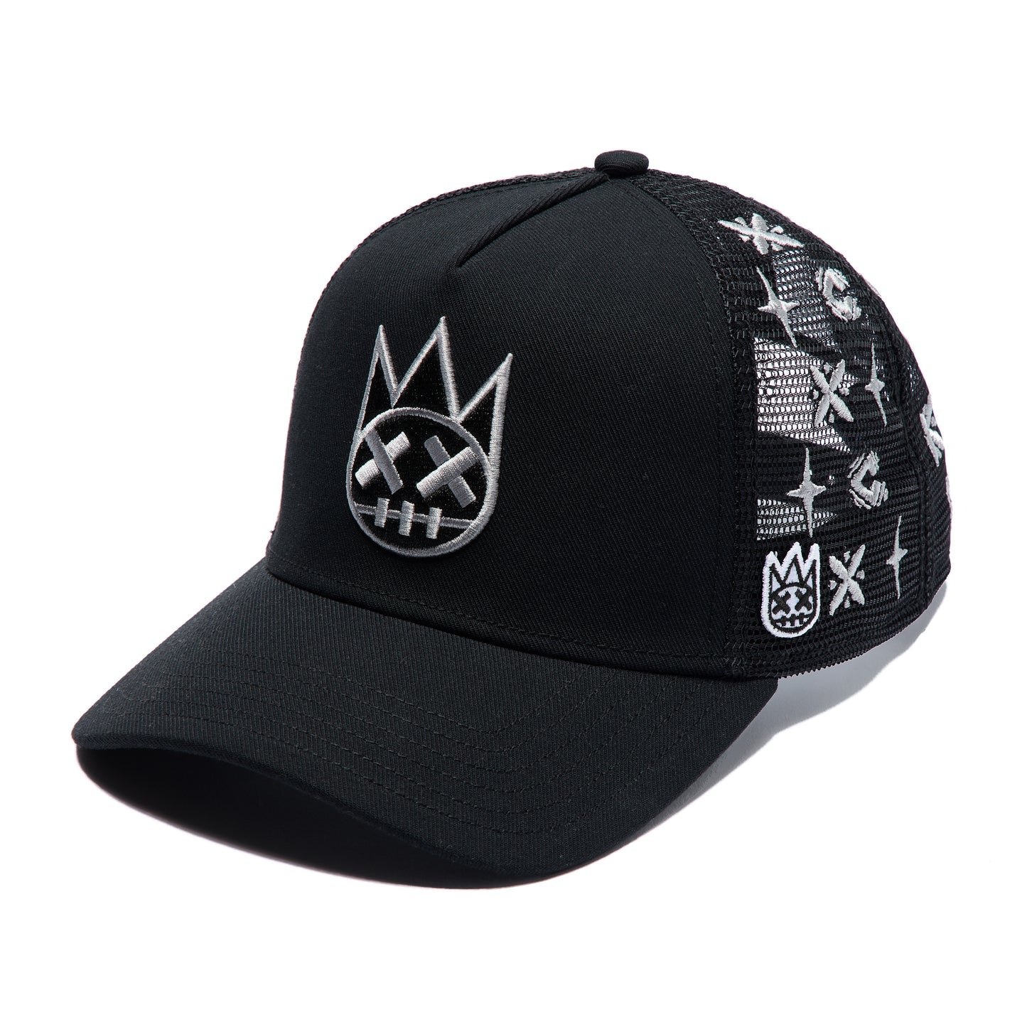 Cult's Repeat Pattern Monochromatic Hat In Black 626AC-CH80A