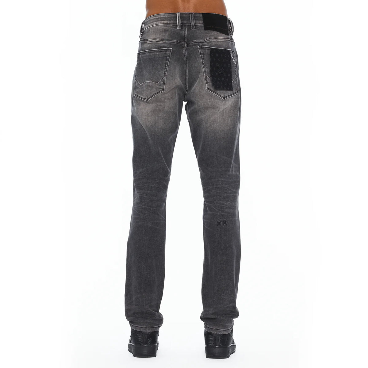 Cult's Rocker Slim Straight 602 Jeans In Charcoal 626B8-RS02R