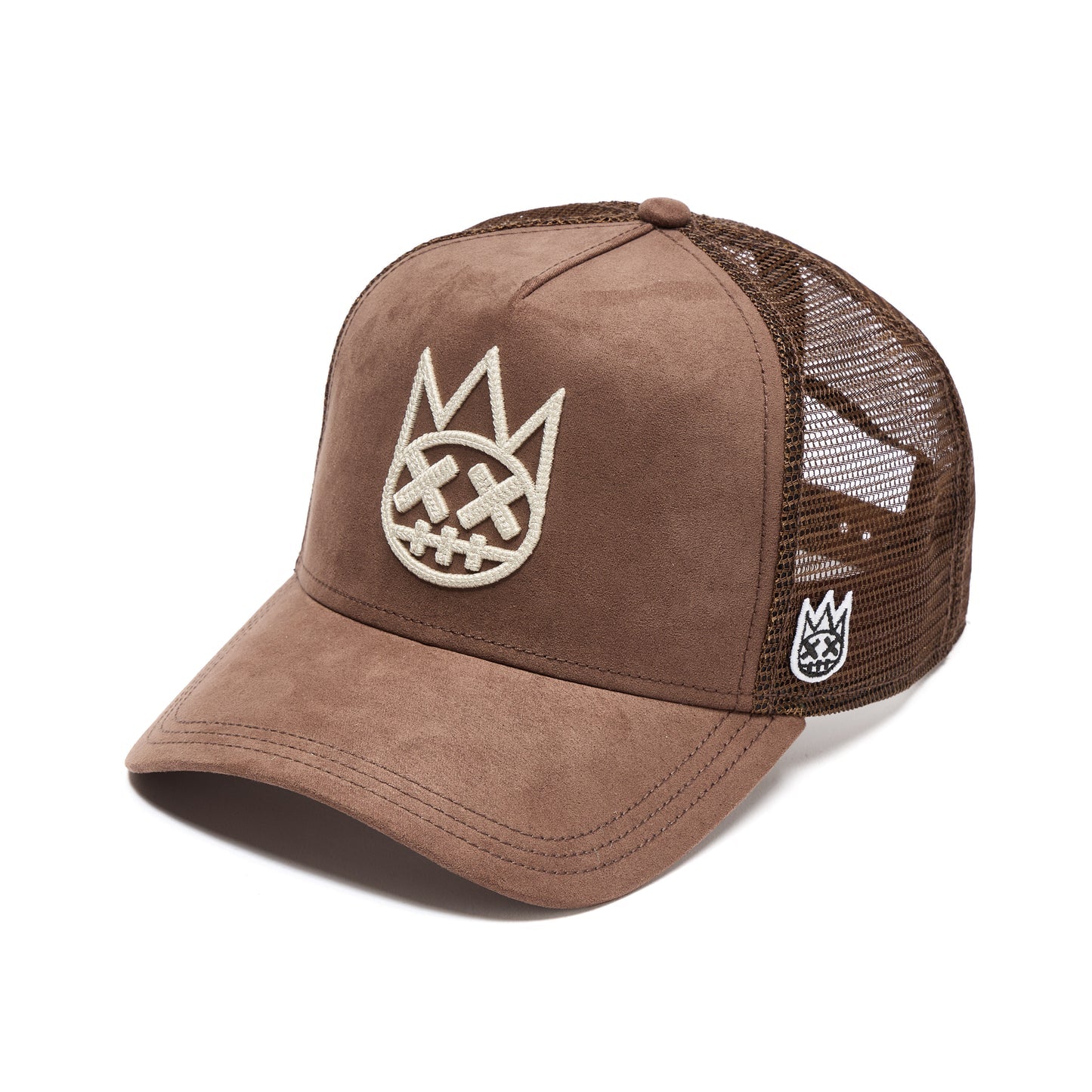 Cult's Logo Mesh Back Trucker Hat In Pinecone 626BC-CH44A