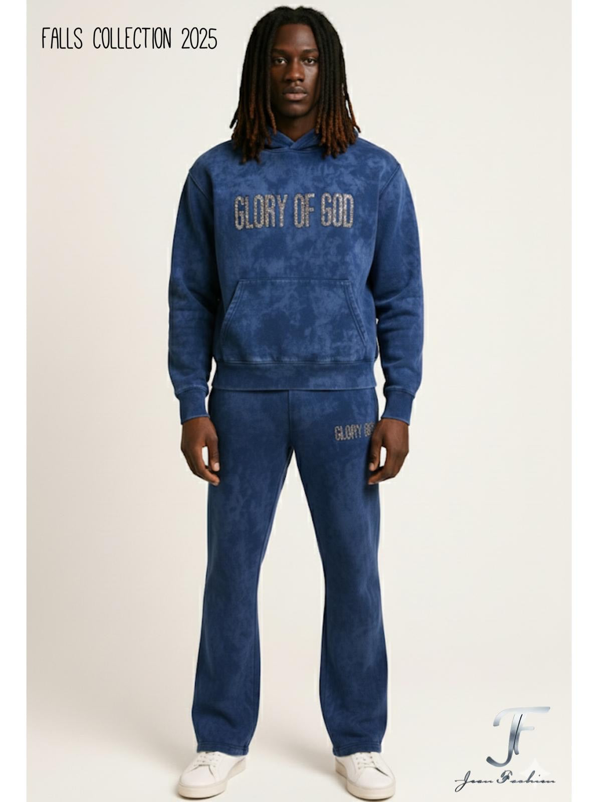 Glory of God Hoddie azul