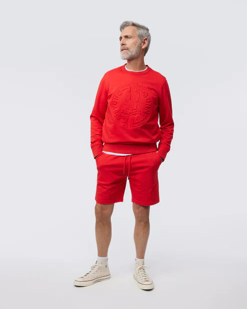 Mens Santa Fe Embossed Sweatshirt