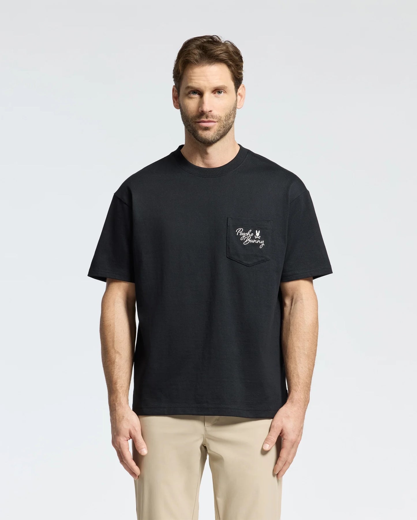 Psycho Bunny Desert oversized pocket tee
