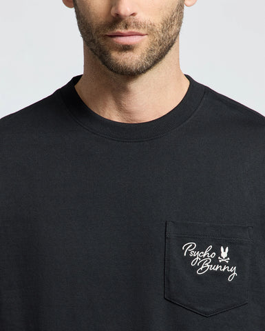 Psycho Bunny Desert oversized pocket tee