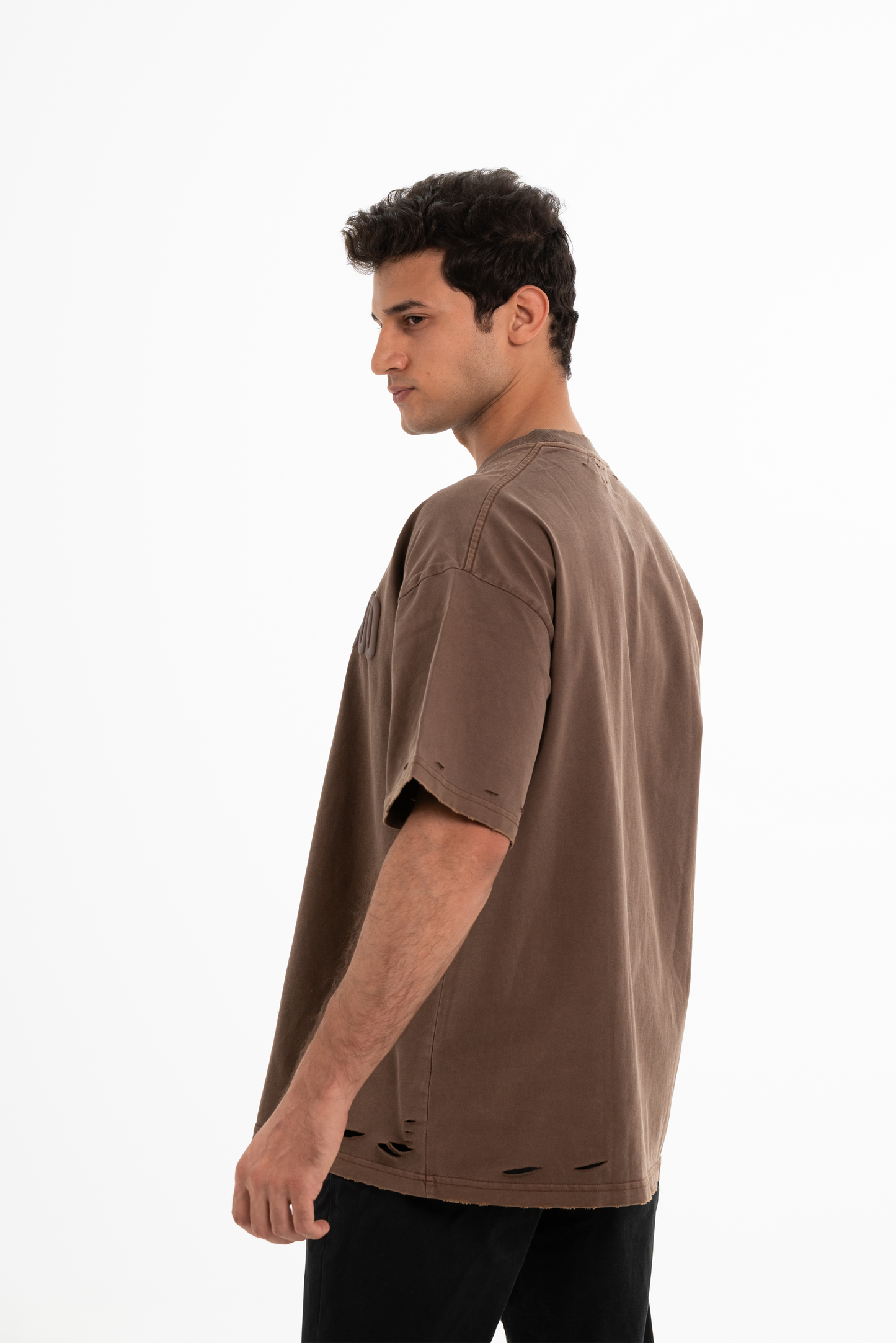 Glory Of God oversized t-shirt - Brown
