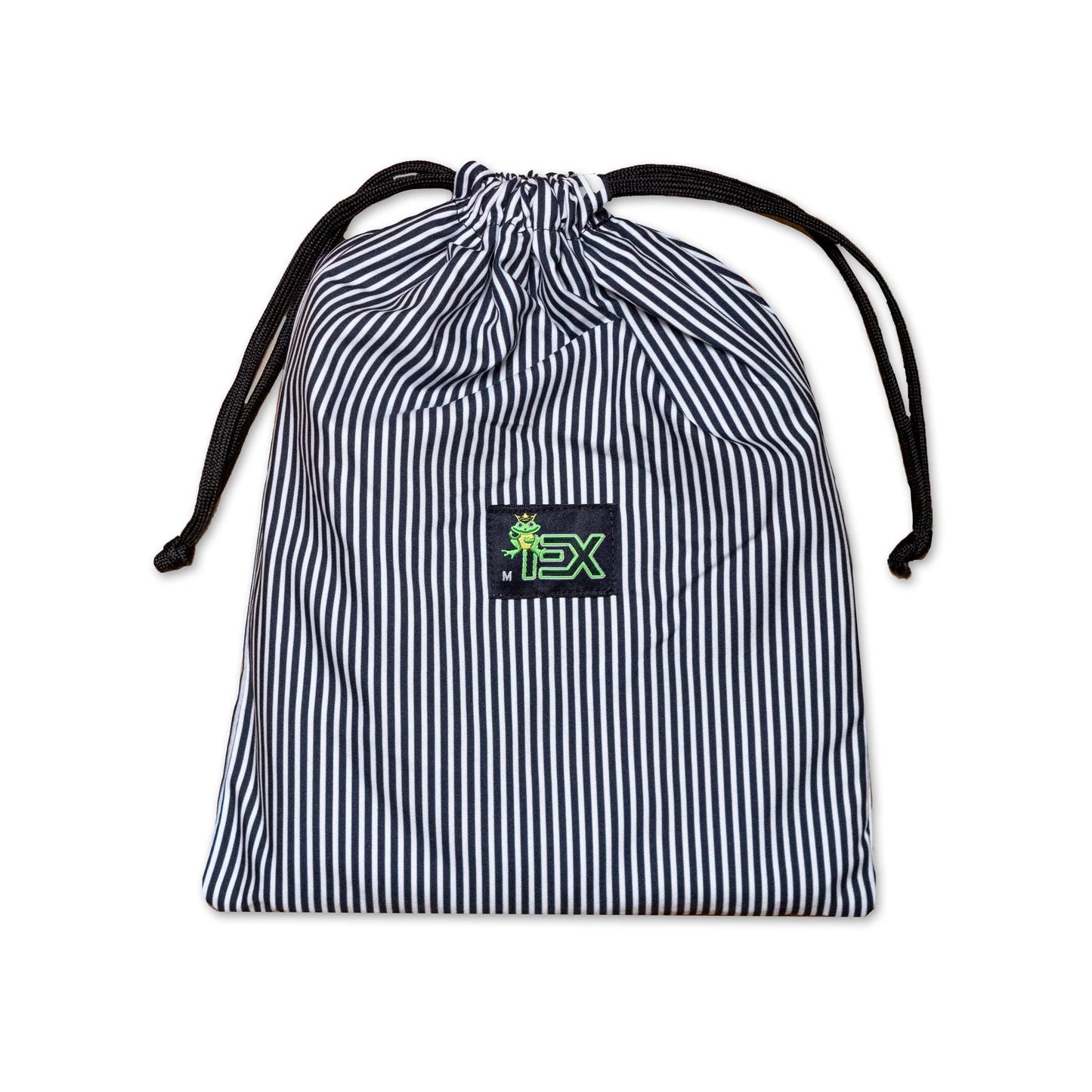 Eight X Men's Striped Slim Fit Swim Trunks - Navy