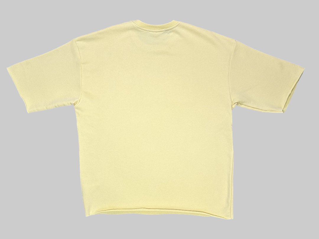 Glory of God Oversized T-Shirt - Bright Yellow with Classic Font