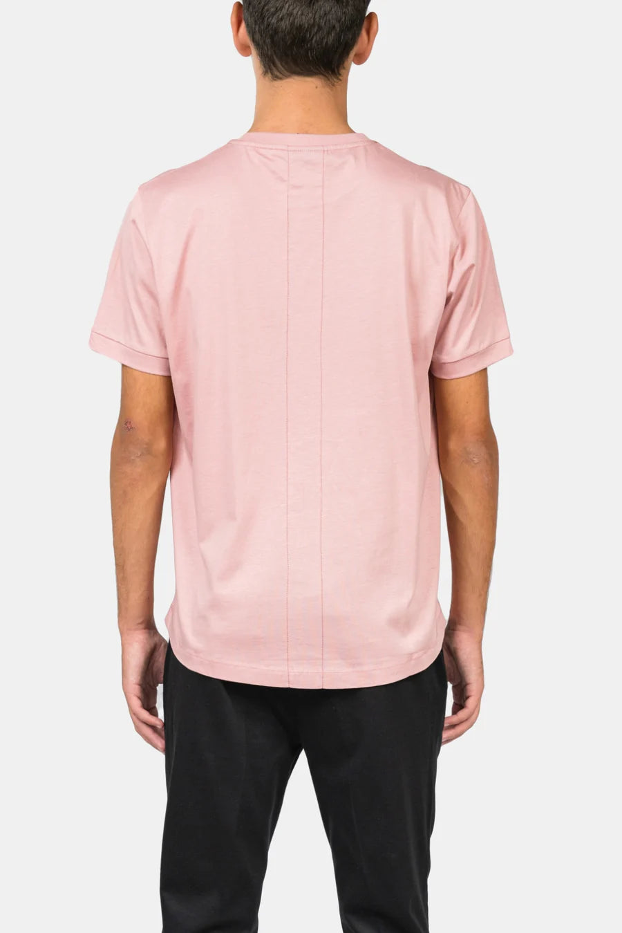 Classic Embroidery Heart Rose Tan T-shirt