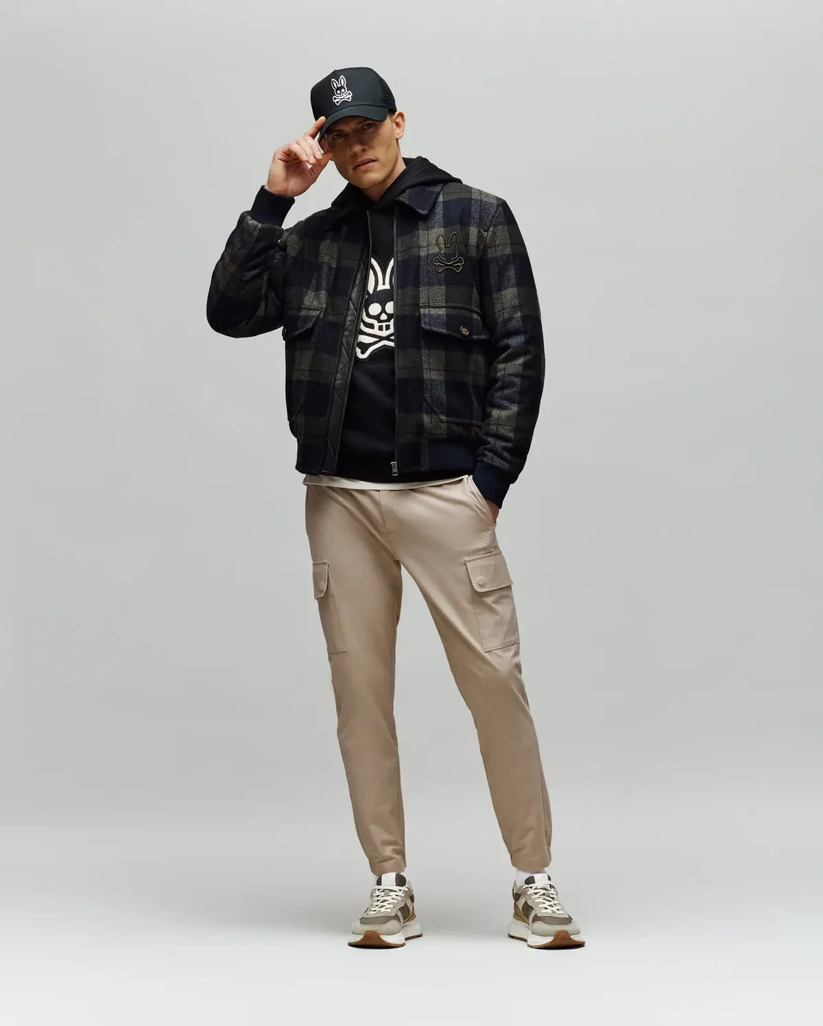 GAVIN PLAID BOMBER JAKED