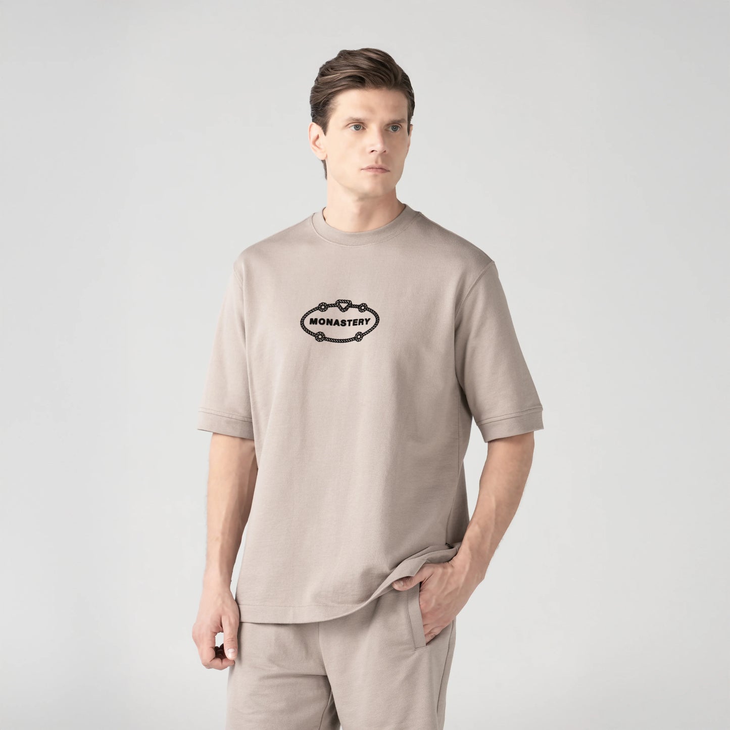 OBSIDIAN T-SHIRT OVERSIZED MEN CINDER MONASTERY