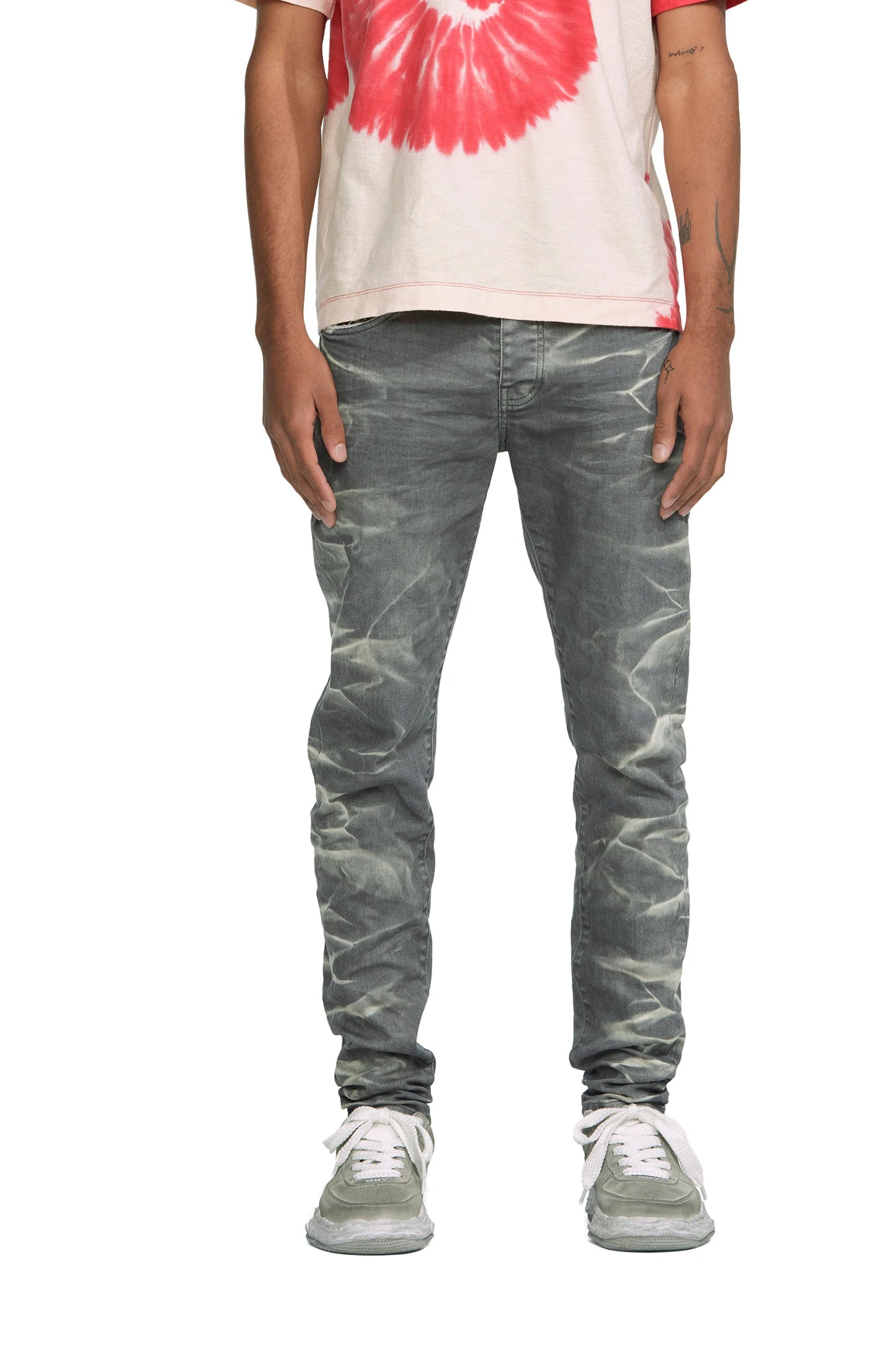 P001 Charcoal Faded Side Seam