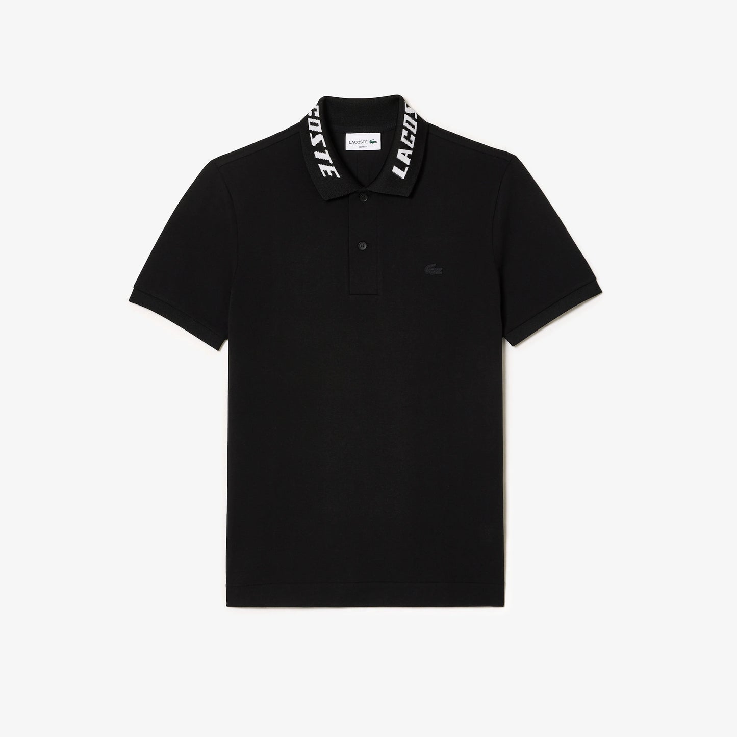 Men's Branded Slim Fit Stretch Piqué Polo