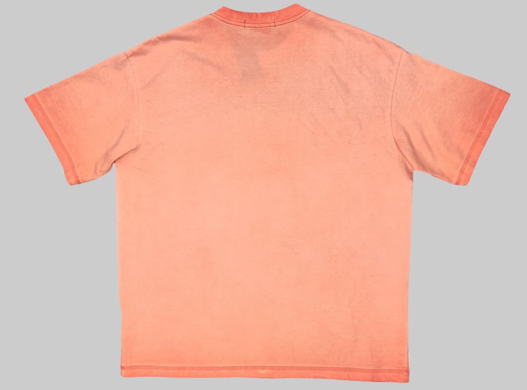 Glory of God Oversized Half Sleeve T-Shirt - Fine Cotton in Regal Orange
