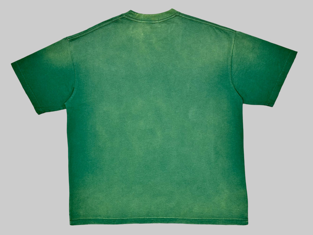 Glory of God Oversized Half Sleeve T-Shirt - Ultra-Soft Cotton in Elegant Green