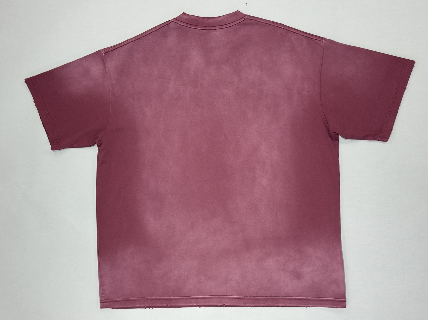 Glory of God Oversized Half Sleeve T-Shirt - Luxurious Chestnut Red