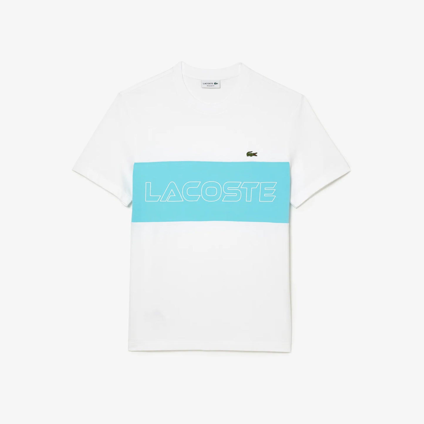 Men's Regular Fit Printed Colorblock T-Shirt