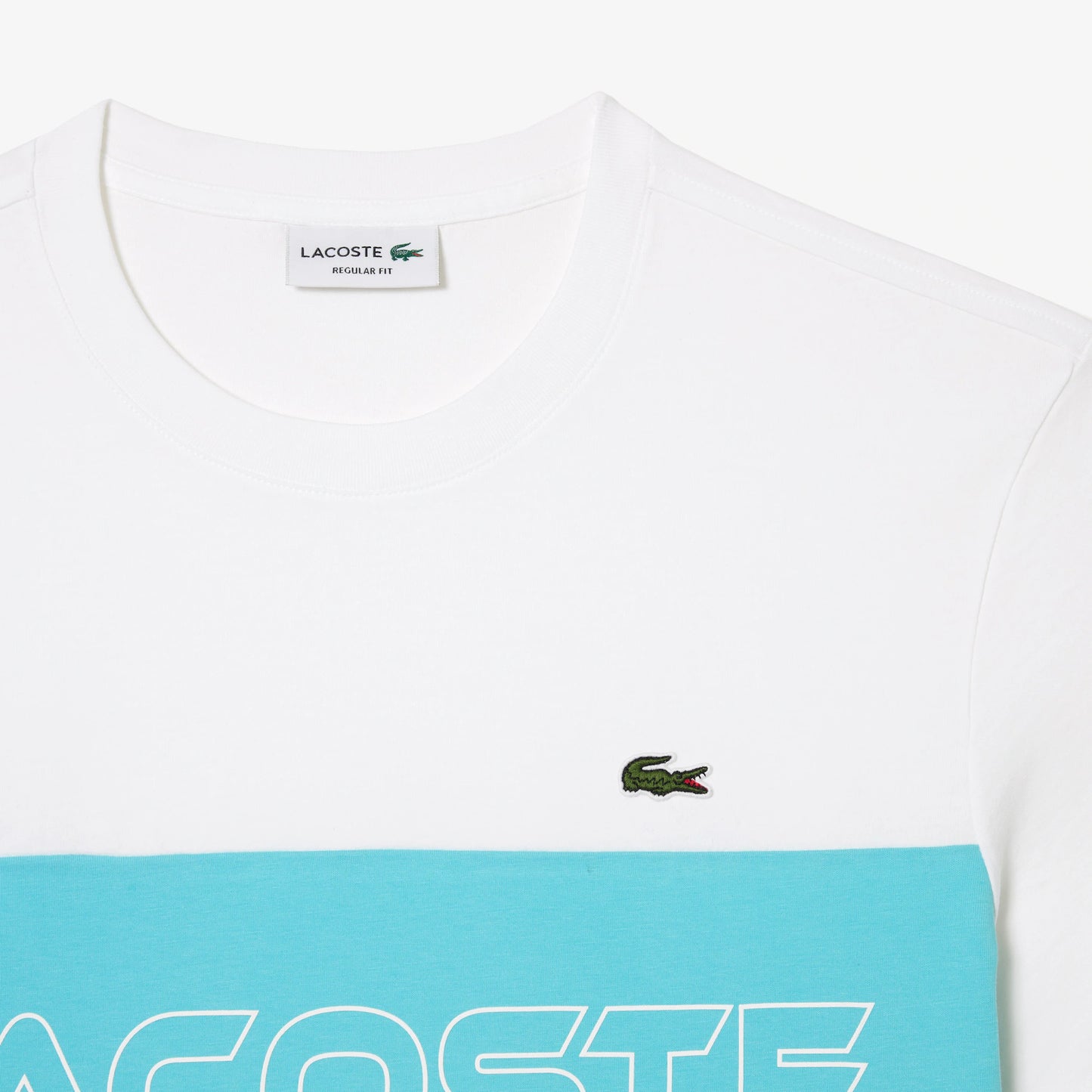Men's Regular Fit Printed Colorblock T-Shirt