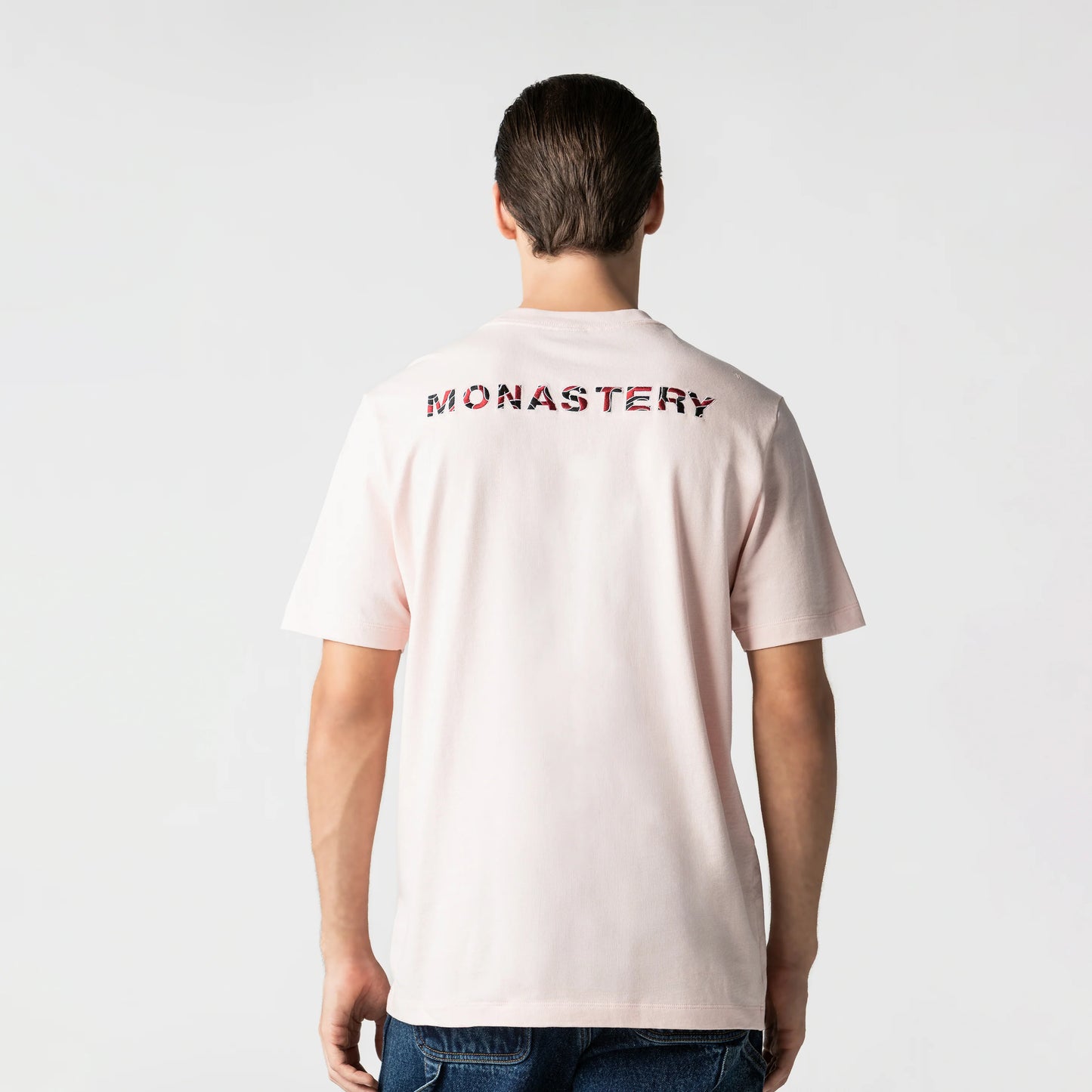 VIERSTURS T-SHIRT MEN PINK monastery