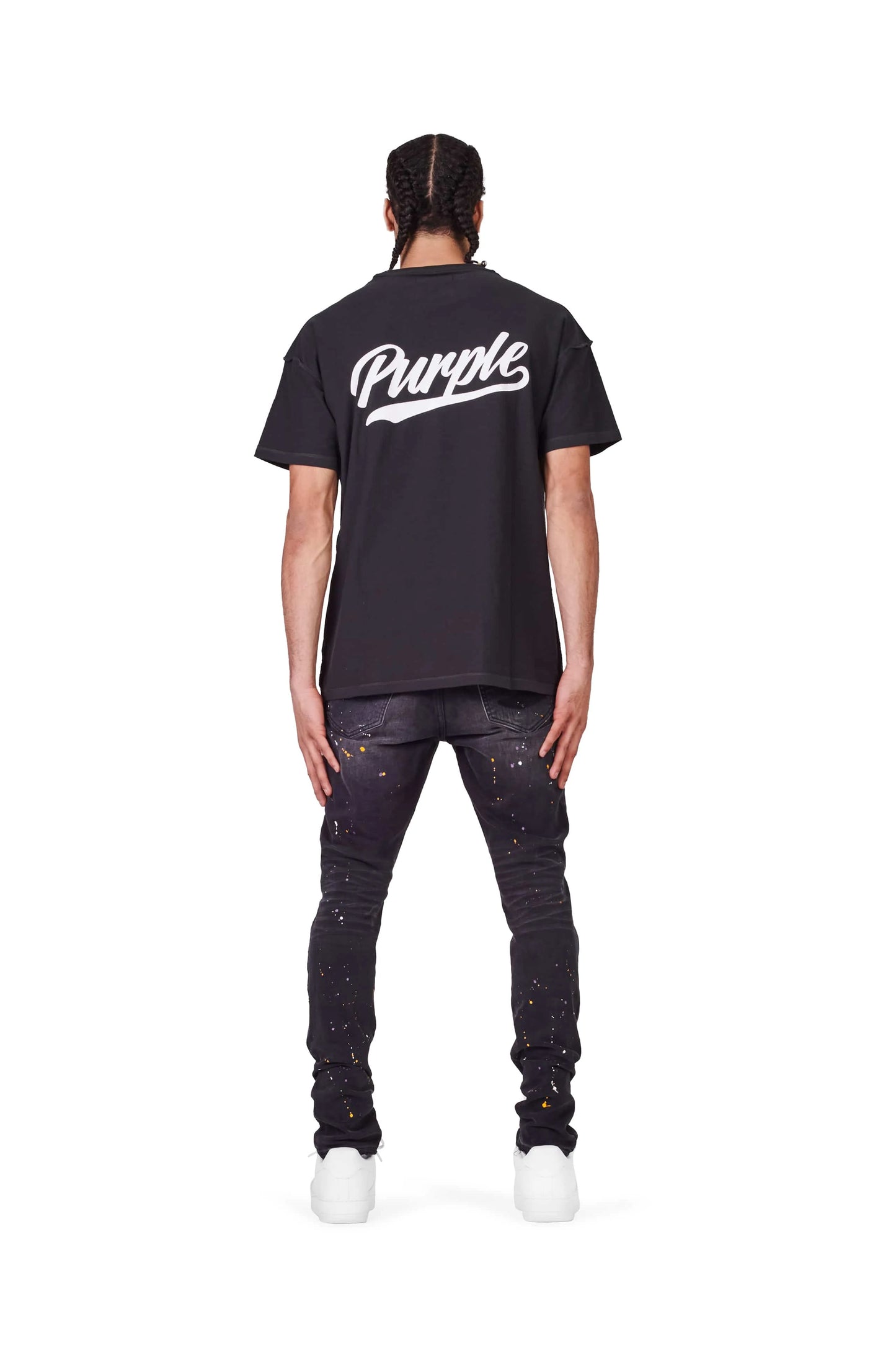 P001 PINTURA DE LAVADO NEGRO EXCLUSIVO DE LAVADO DE JEAN SKINNY DE BAJO TIRO