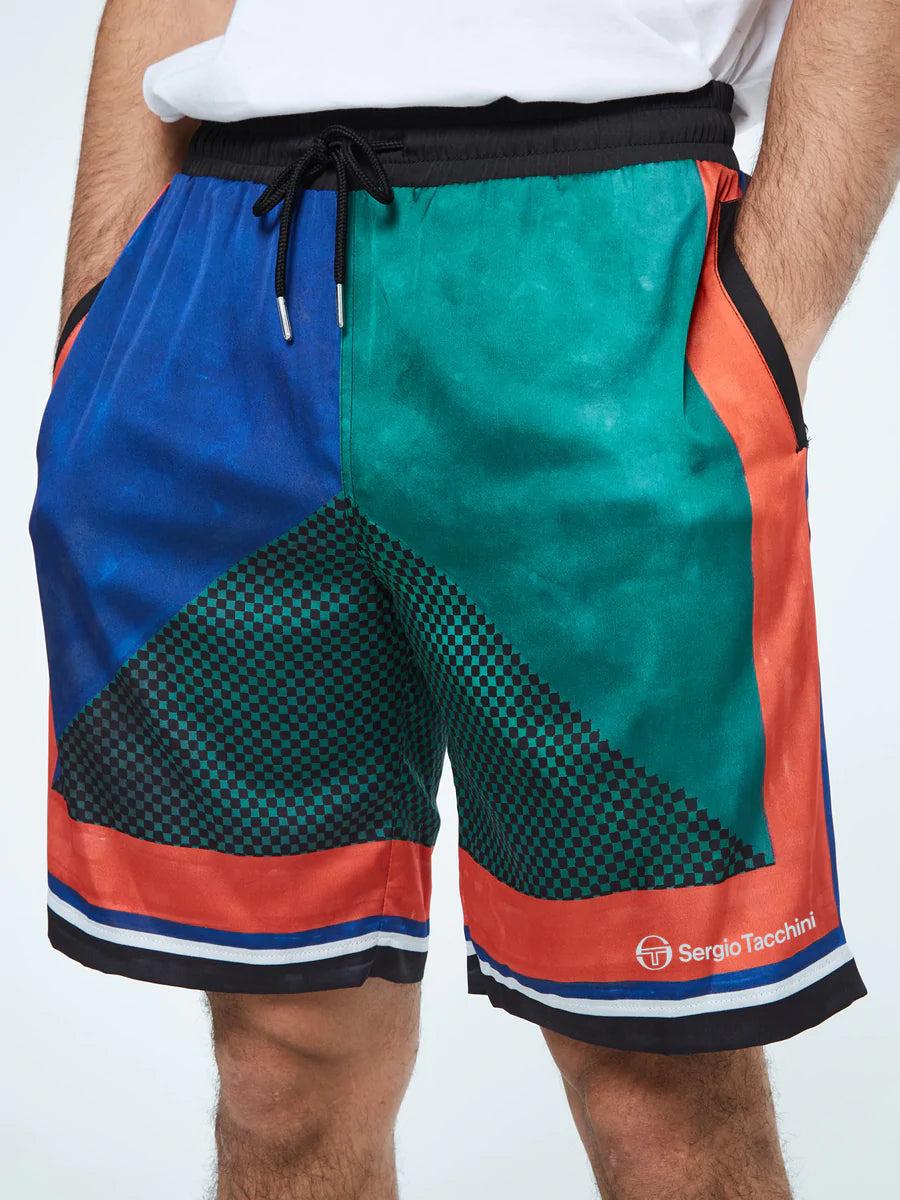 MONTE CARLO TENNIS SHORT-BLACK MULTI