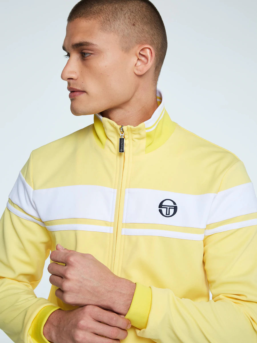 The Damarindo Tracksuit Archivio in Lemon Drop/White