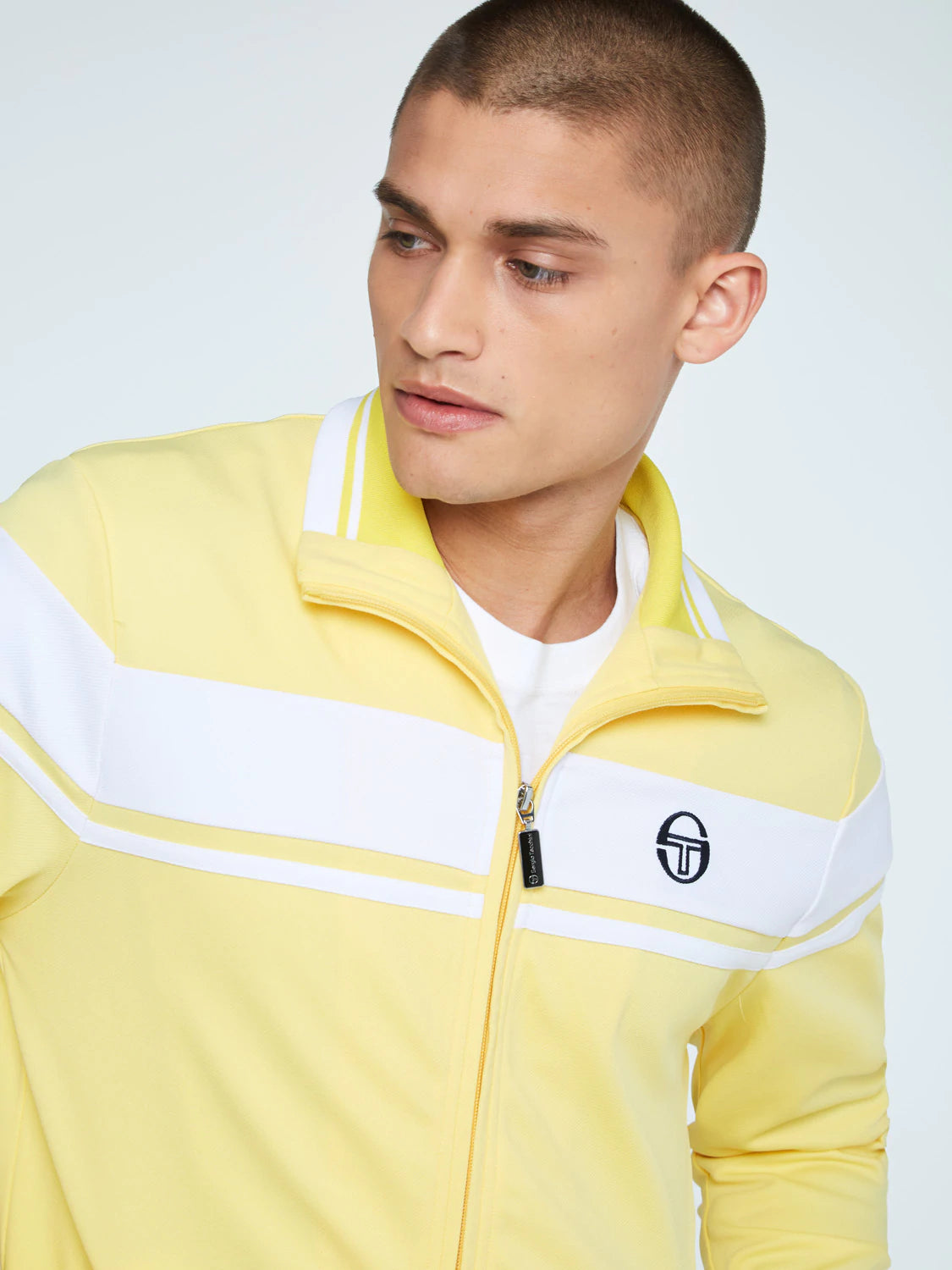 The Damarindo Tracksuit Archivio in Lemon Drop/White