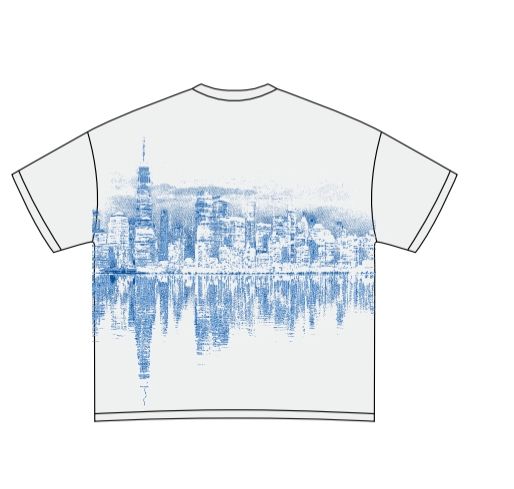 mr wave liberty White tee
