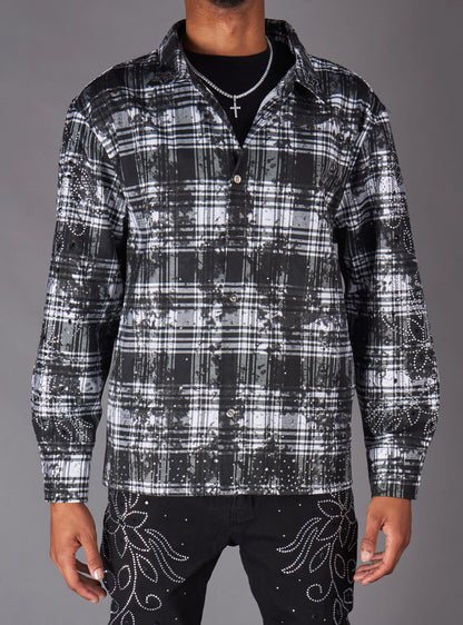 NME Flannel - Hol - Black