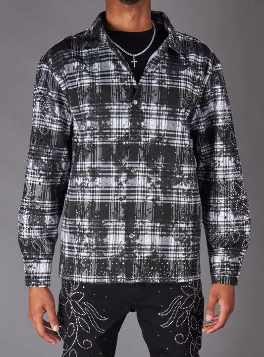 NME Flannel - Hol - Black
