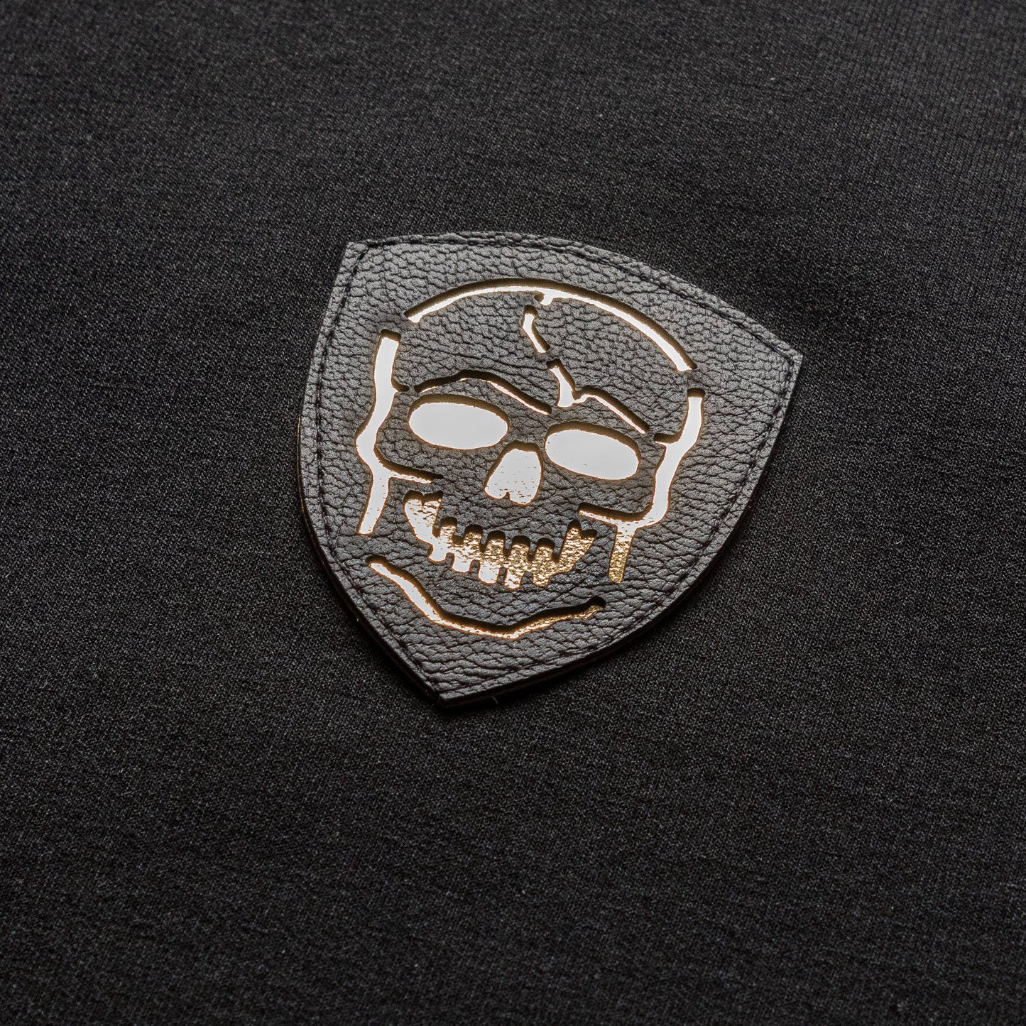 Eight-X Skull Crewneck Pullover Sweatshirt - Black