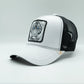 GOLD STAR HAT - NEW ANIMALS TIGER TRUCKER HAT WHITE UNISEX