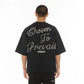 Hvman's Oversized Heavyweight Novelty Tee "Heart" in Black 326AC-TT04A