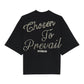 Hvman's Oversized Heavyweight Novelty Tee "Beauty" in Black SKU: 326AC-TT05A