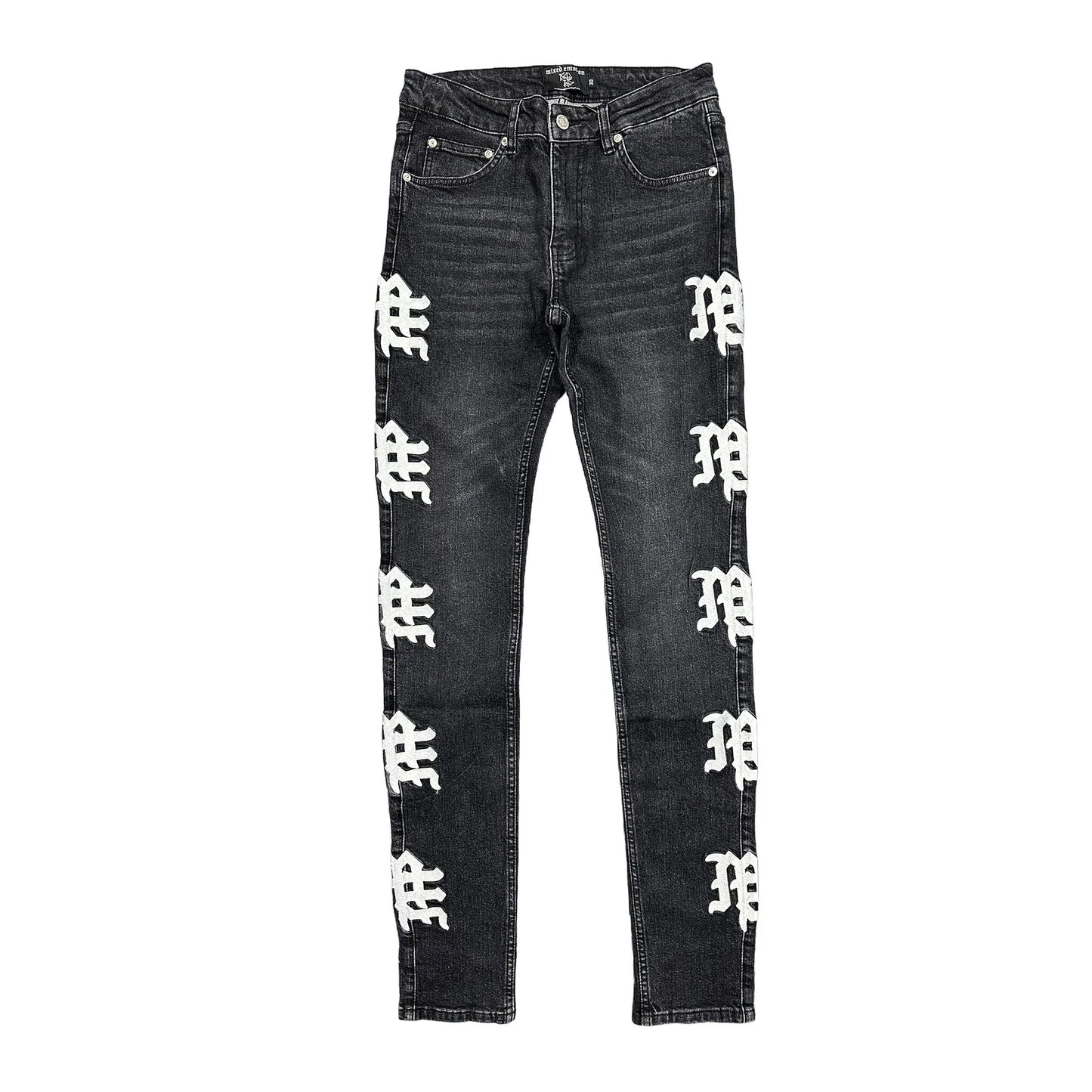 MIXED EMITION / Monogram Denim Black Wash